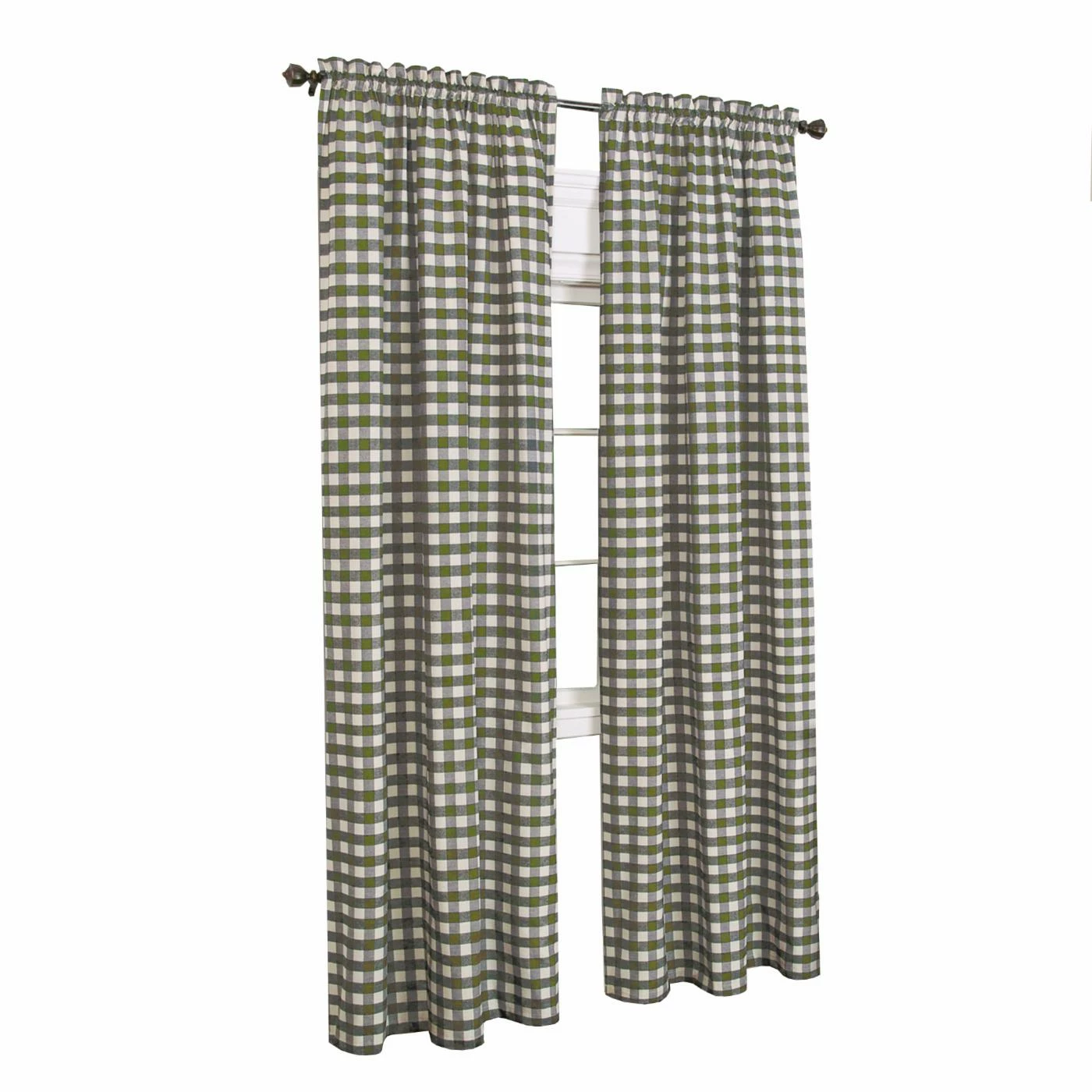 Wholesale β 73 - 84 In. Achim Buffalo Check Rod Pocket Curtain Panel π₯° 4 Wholesale β 73 - 84 In. Achim Buffalo Check Rod Pocket Curtain Panel π₯° - Image 4
