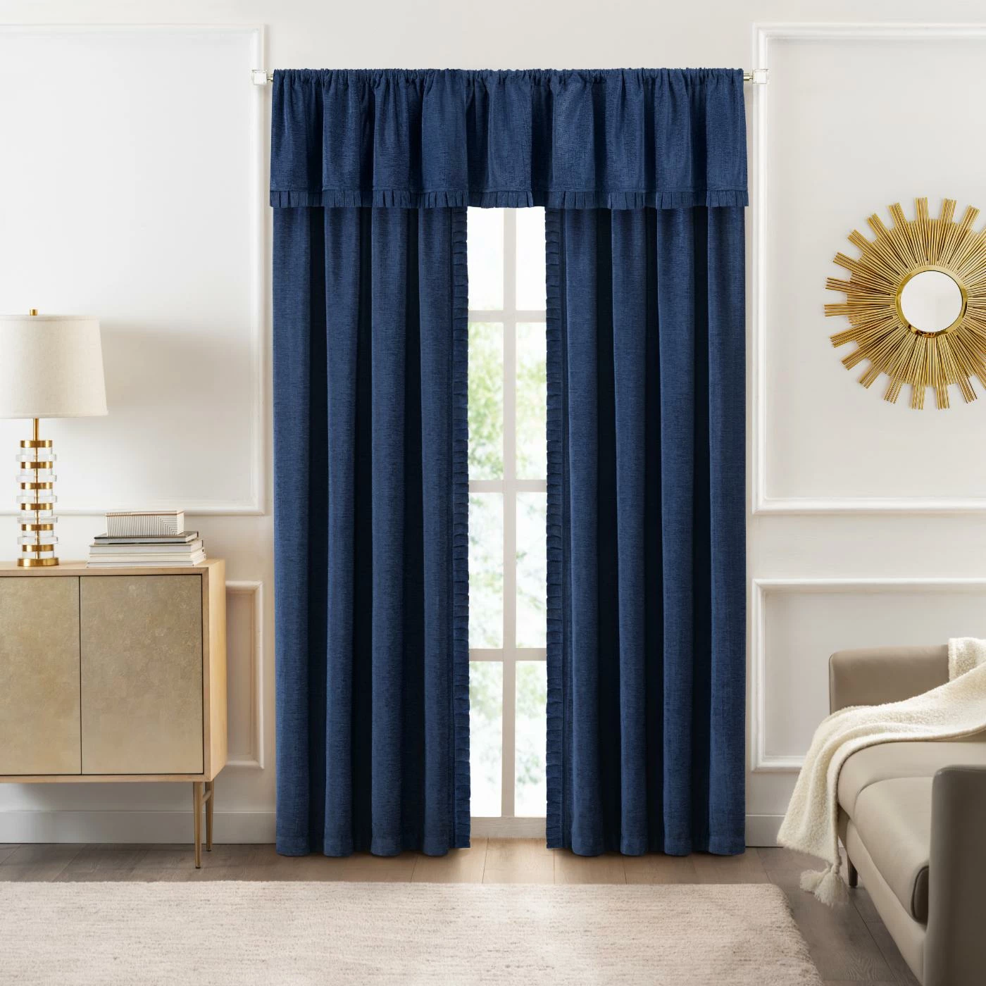 New π 73 - 84 In. Achim Bordeaux Rod Pocket Window Curtain Panel π₯° 4 New π 73 - 84 In. Achim Bordeaux Rod Pocket Window Curtain Panel π₯° - Image 4