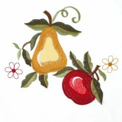 Brand new 👏 36 - 45 In. Achim Ambrosia - Embellished Tier And Swag Set 🌟 -Window Curtains Shop detail2ACHM453