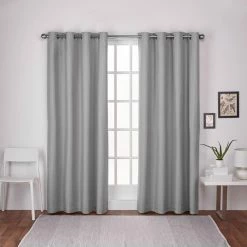 Best Sale ✨ Curtain Panels Exclusive Home London Blackout Thermal Window Curtain Panel Pair 🥰 -Window Curtains Shop detail2AMAL104
