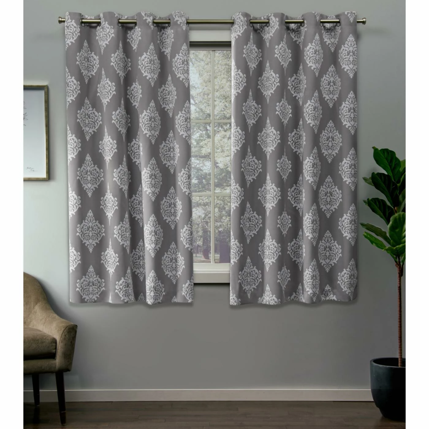 Best reviews of π 96 - 108 In. Exclusive Home Medallion Blackout Grommet Curtain Panel Pair π 4 Best reviews of π 96 - 108 In. Exclusive Home Medallion Blackout Grommet Curtain Panel Pair π - Image 4