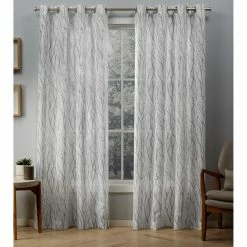 Outlet 🔥 Curtain Panels Exclusive Home Oakdale Grommet Curtain Panel Pair 👍 -Window Curtains Shop detail2AMAL208