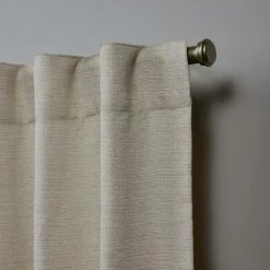 Hot Sale 😀 Curtain Panels Nicole Miller New York Mellow Slub Textured Hidden Tab Top Curtain Panel Pair 🎁 -Window Curtains Shop detail2AMAL300