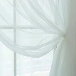 Top 10 🌟 Curtain Panels Best Home Fashion White Wide Tulle Lace Sheer Curtain ✨ -Window Curtains Shop detail2BESH091