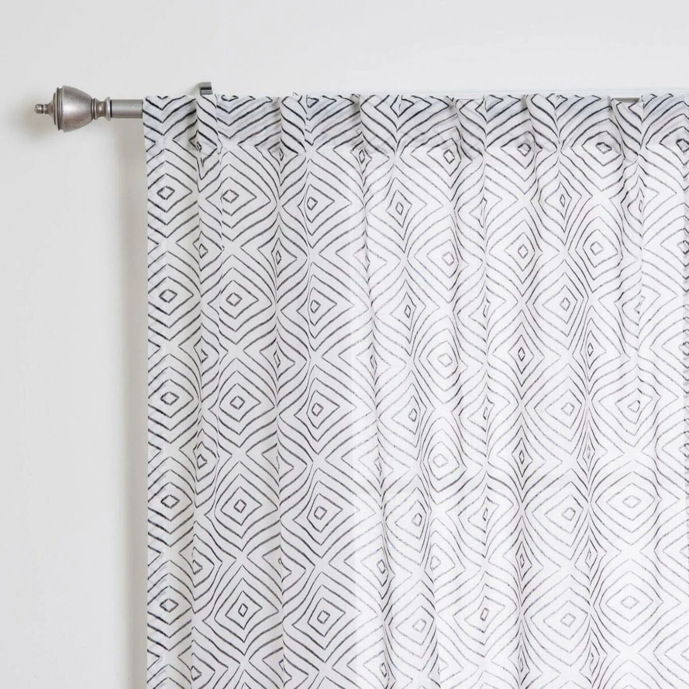 Coupon 🧨 Curtain Panels Best Home Fashion Sheer Faux Linen Reverse Diamante Curtains ❤️ 4 Coupon 🧨 Curtain Panels Best Home Fashion Sheer Faux Linen Reverse Diamante Curtains ❤️ - Image 4