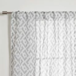Best deal 💯 Curtain Panels Best Home Fashion Geo Lattice Curtains ✔️ -Window Curtains Shop detail2BESH274