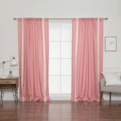 New 😀 Curtain Panels Best Home Fashion Nordic Reverse Triple Strip Curtains 😉 -Window Curtains Shop detail2BESH275