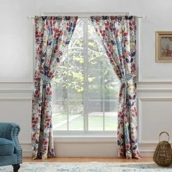 Flash Sale 🧨 Curtain Panels Barefoot Bungalow Perry Panel Pair ⭐ -Window Curtains Shop detail2GRNLD557