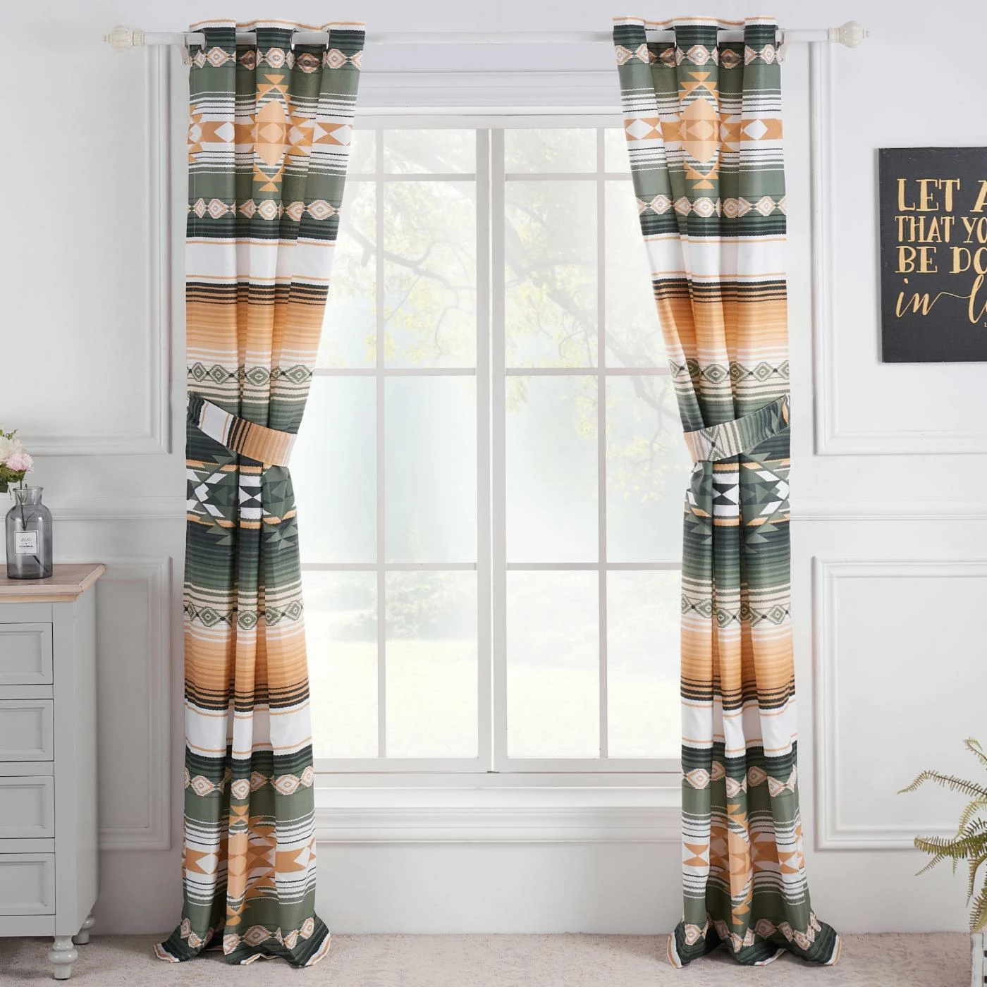 Best deal π₯° 73 - 84 In. Greenland Home Fashions Zuma Window Panel Pair π 4 Best deal π₯° 73 - 84 In. Greenland Home Fashions Zuma Window Panel Pair π - Image 4