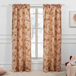 Budget 🤩 73 - 84 In. Greenland Home Fashions Briar Window Panel Pair 😀 -Window Curtains Shop detail2GRNLD648