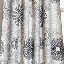 Promo 😉 Curtain Panels Half Moon Multi Circles Room Darkening Window Curtain Set 😉 -Window Curtains Shop detail2TRIA517