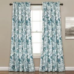 Best Pirce 🛒 Curtain Panels Half Moon Cynthia Jacobean Room Darkening Window Curtain Set ⭐ -Window Curtains Shop detail2TRIA598