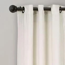 Best reviews of 🎁 Curtain Panels Lush Decor Prima Velvet Color Block Darkening Panel Pair 🤩 -Window Curtains Shop detail2TRIA684