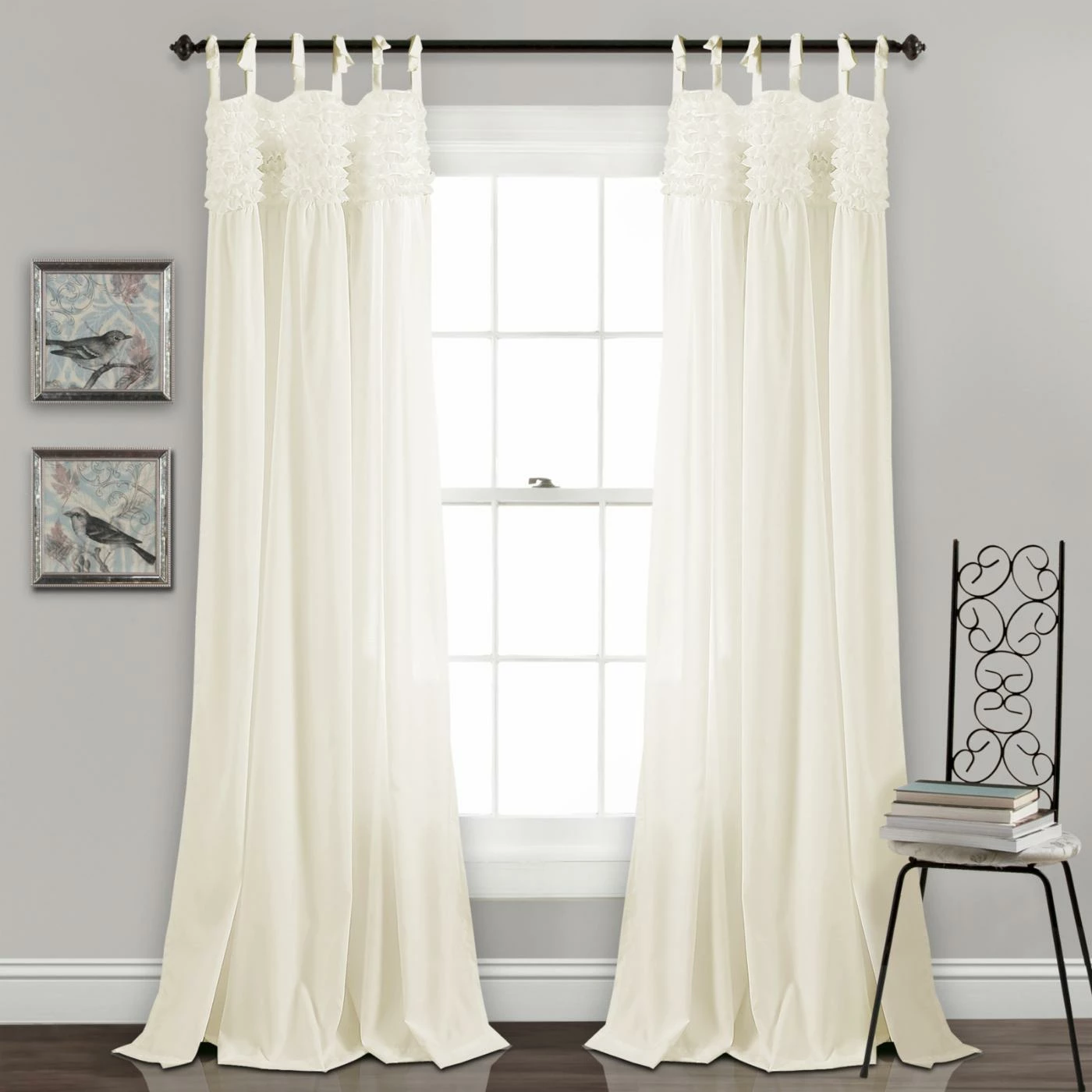 Best deal ⌛ Curtain Panels Lush Decor Lydia Ruffle Panel Pair ✨ 4 Best deal ⌛ Curtain Panels Lush Decor Lydia Ruffle Panel Pair ✨ - Image 4