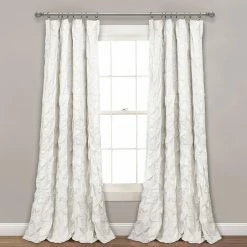 Outlet 🎁 Curtain Panels Lush Decor Ravello Pintuck Curtain Panel ✨ -Window Curtains Shop detail2TRIA912