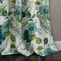 New 🧨 Curtain Panels Lush Decor Floral Paisley Room Darkening Curtain Panel Pair 🔔 -Window Curtains Shop detail2TRIA926
