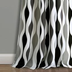 Outlet 😉 Curtain Panels Lush Decor Geometric Room Darkening Curtain Panel Pair 🔥 -Window Curtains Shop detail2TRIA932