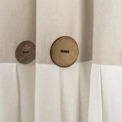 Brand new 😀 Curtain Panels Lush Decor Linen Button Curtain Panel 😀 -Window Curtains Shop detail2TRIA949