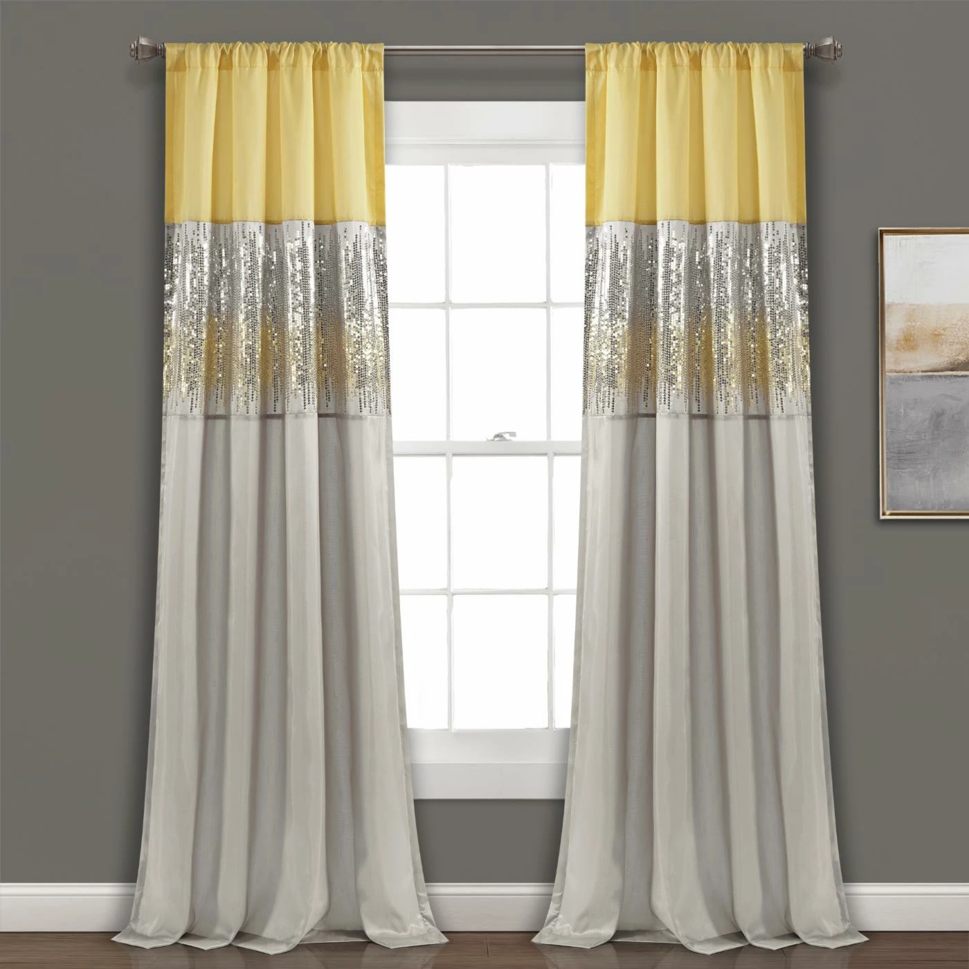 Outlet π₯ Curtain Panels Lush Decor Night Sky Curtain Panel π 4 Outlet π₯ Curtain Panels Lush Decor Night Sky Curtain Panel π - Image 4