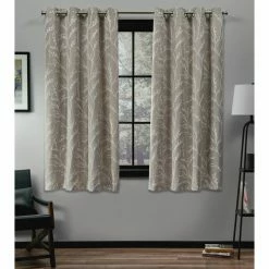 Hot Sale 💯 55 - 63 In. Exclusive Home Kilberry Blackout Grommet Curtain Panel Pair 🌟 -Window Curtains Shop detail3AMAL203