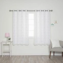 Best deal 😉 Curtain Panels Best Home Fashion Tulle And Flamingo Mix And Match Curtains 👏 -Window Curtains Shop detail3BESH249