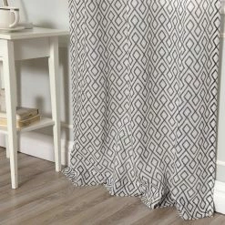 Budget 🛒 Curtain Panels Best Home Fashion Diamond Trellis Curtains 🛒 -Window Curtains Shop detail3BESH273