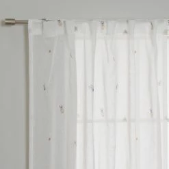 Cheapest ✨ Curtain Panels Best Home Fashion Sheer Beetles And Bees Curtains 🌟 -Window Curtains Shop detail3BESH331