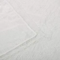 Budget 🌟 96 - 108 In. Superior Foliage Embroidered 2 Panels Sheer Curtains ✔️ -Window Curtains Shop detail3HCIN1396