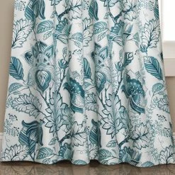 Best Pirce 🛒 Curtain Panels Half Moon Cynthia Jacobean Room Darkening Window Curtain Set ⭐ -Window Curtains Shop detail3TRIA598