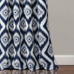 Cheapest 😉 Curtain Panels Lush Decor Diamond Ikat Room Darkening Window Curtain 👍 -Window Curtains Shop detail3TRIA656