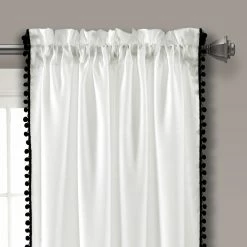 Best reviews of ⌛ 91 - 95 In. Lush Decor Pom Pom Curtain Panel ✨ -Window Curtains Shop detail3TRIA951