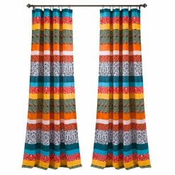 Outlet 🛒 Curtain Panels Lush Decor Boho Stripe Window Panel Set 😉 -Window Curtains Shop detail3TRIA993