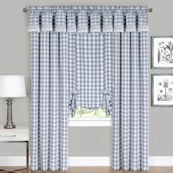 Wholesale 👏 Curtain Panels Achim Buffalo Check Curtain Panel 👏 -Window Curtains Shop detail4ACHM051
