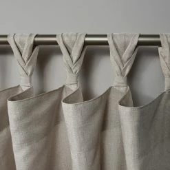 Brand new ✨ Curtain Panels Exclusive Home Loha Braided Tab Top Curtain Panel Pair ✨ -Window Curtains Shop detail4AMAL241