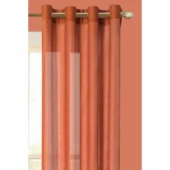 Flash Sale 🥰 Curtain Panels Dainty Home Malibu Sheer Window Panel Pair 👍 -Window Curtains Shop detail4DAIT001 1