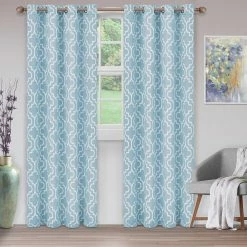Wholesale ⌛ Curtain Panels Superior Trellis Blackout 2 Panel Curtains ⭐ 16 Wholesale ⌛ Curtain Panels Superior Trellis Blackout 2 Panel Curtains ⭐ -Window Curtains Shop detail4HCIN1384
