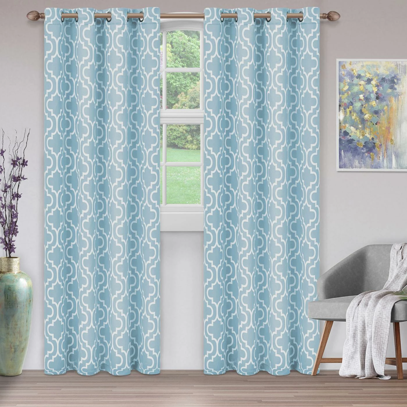 Wholesale ⌛ Curtain Panels Superior Trellis Blackout 2 Panel Curtains ⭐ 7 Wholesale ⌛ Curtain Panels Superior Trellis Blackout 2 Panel Curtains ⭐ - Image 7