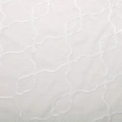 Brand new 😀 96 - 108 In. Superior Lattice Embroidered 2 Panels Sheer Curtains ✔️ -Window Curtains Shop detail4HCIN1398