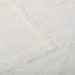 Deals 🤩 96 - 108 In. Superior Scroll Embroidered 2 Panels Sheer Curtains ⭐ -Window Curtains Shop detail4HCIN1399