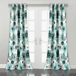 Best Sale 💯 Curtain Panels Lush Decor Leah Room Darkening Panel Pair ⭐ -Window Curtains Shop detail4TRIA443