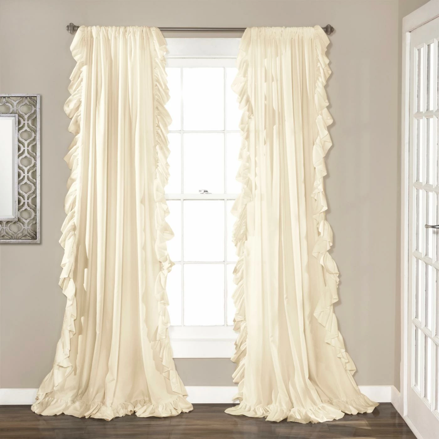 Discount π Curtain Panels Lush Decor Reyna Window Curtain Panel Pair π 7 Discount π Curtain Panels Lush Decor Reyna Window Curtain Panel Pair π - Image 7