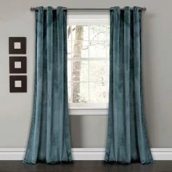 Best deal 👍 Curtain Panels Lush Decor Prima Velvet Solid Room Darkening Window Curtain ❤️ -Window Curtains Shop detail4TRIA659