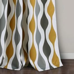 Wholesale 🔥 Curtain Panels Lush Decor Mid Century Room Darkening Window Curtains 😉 -Window Curtains Shop detail4TRIA770