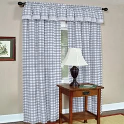 Wholesale 👏 Curtain Panels Achim Buffalo Check Curtain Panel 👏 -Window Curtains Shop detail5ACHM051