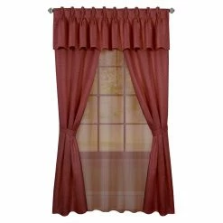 Budget 🥰 Curtain Panels Achim Claire 6 Piece Curtain Set 🎉 17 Budget 🥰 Curtain Panels Achim Claire 6 Piece Curtain Set 🎉 -Window Curtains Shop detail5ACHM199