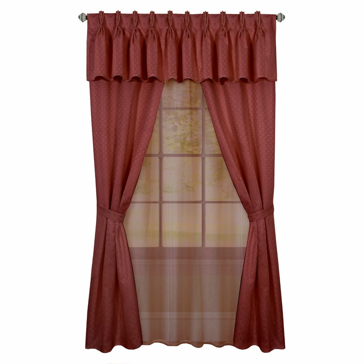 Budget 🥰 Curtain Panels Achim Claire 6 Piece Curtain Set 🎉 8 Budget 🥰 Curtain Panels Achim Claire 6 Piece Curtain Set 🎉 - Image 8