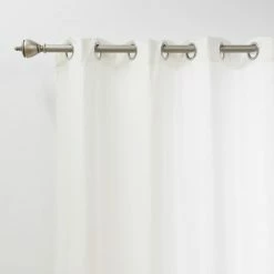 Buy 🔥 Curtain Panels Best Home Fashion Belgian Flax Linen Grommet Top Curtain 😍 -Window Curtains Shop detail5BESH208