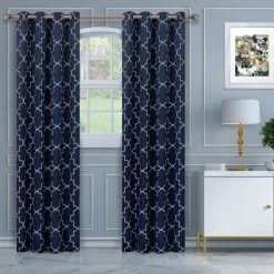Buy 🛒 Curtain Panels Superior Imperial Trellis Blackout 2 Panel Curtains 🔥 -Window Curtains Shop detail5HCIN1382