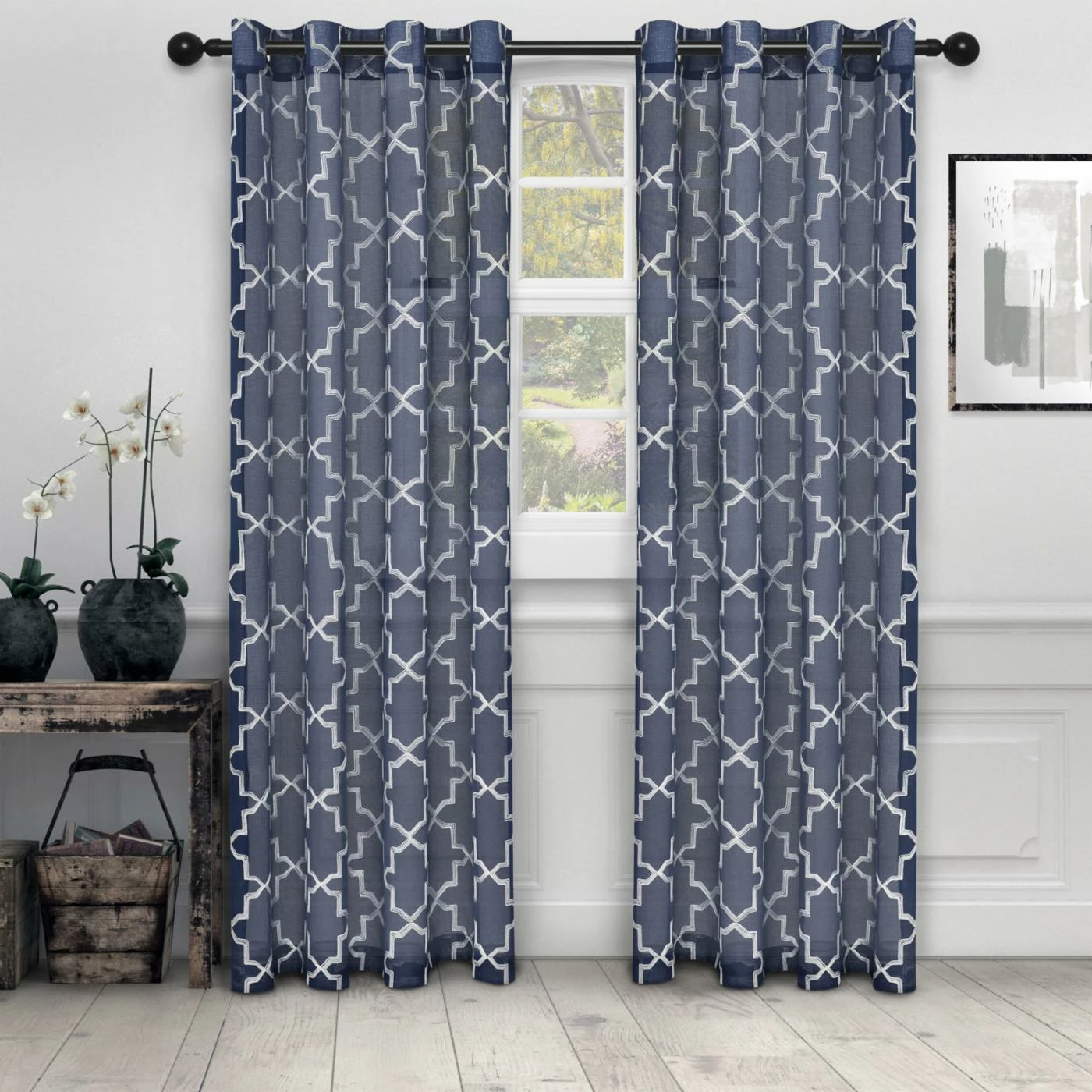 Top 10 βοΈ Curtain Panels Superior Quatrefoil Embroidered Sheer Panel Pair π 8 Top 10 βοΈ Curtain Panels Superior Quatrefoil Embroidered Sheer Panel Pair π - Image 8