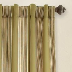 Cheapest 🥰 Curtain Panels Julia Stripe Room Darkening Window Curtain Set By Half Moon ✨ -Window Curtains Shop detail5TRIA620